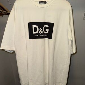Dolce & Gabbana White Short Sleeve Tee